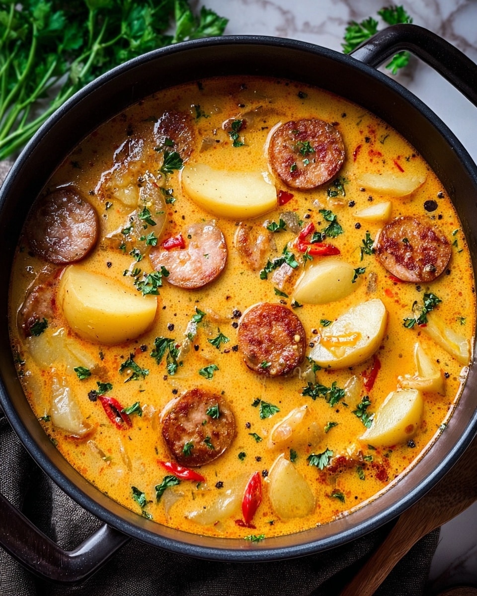 Spicy Cajun Potato Soup Recipe - Recipe Image