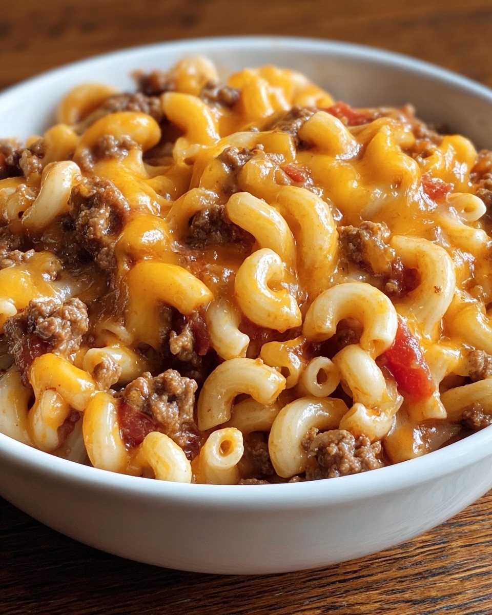 Crock Pot Cheddar Chili Mac Recipe - Recipe Image