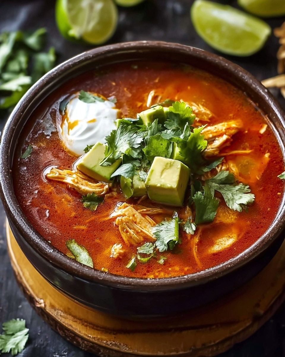 Poblano Chicken Tortilla Soup Recipe - Recipe Image
