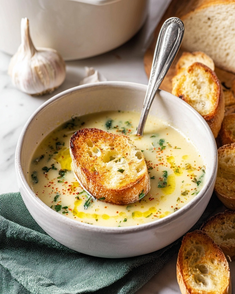 French Garlic Soup Recipe - Recipe Image