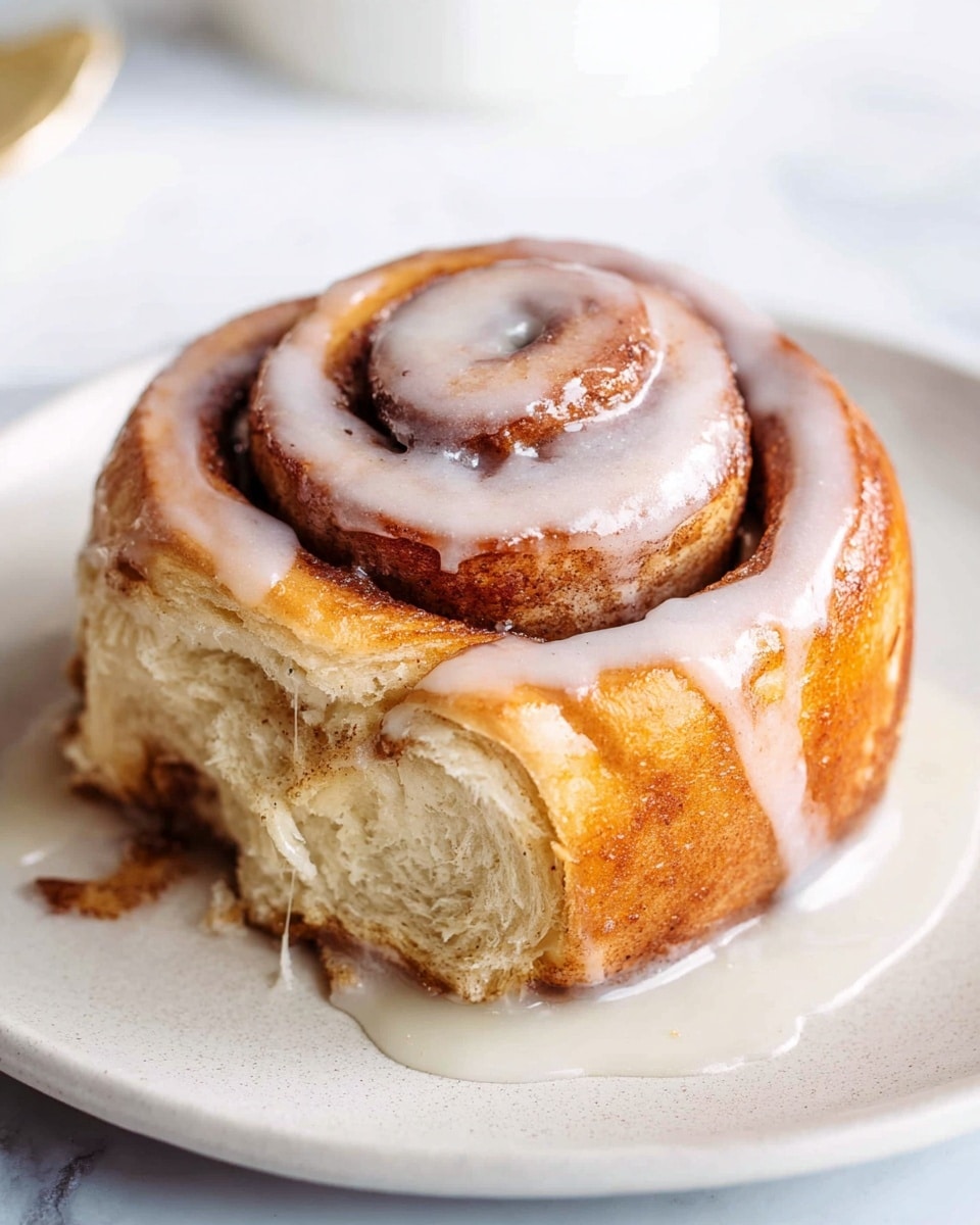 Vegan Cinnamon Rolls with Cinnamon Filling and Vanilla Icing Recipe - Recipe Image