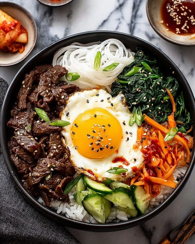 Korean Beef Bibimbap Bowl Recipe