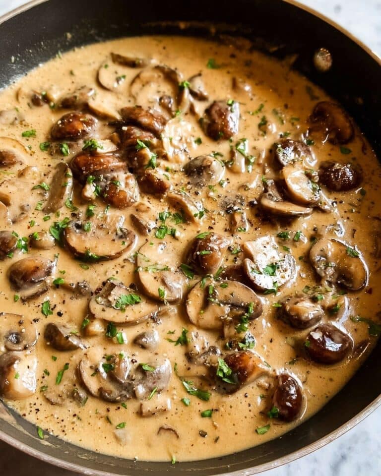 Creamy Mushroom Sauce Recipe