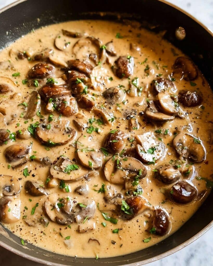 Creamy Mushroom Sauce Recipe