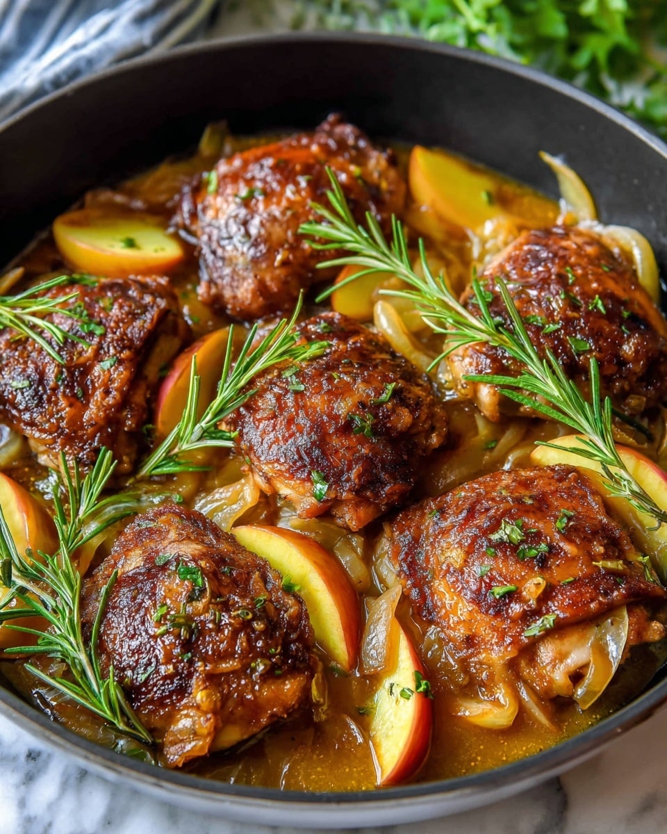 Rosemary Apple Cider Chicken Recipe - Recipe Image