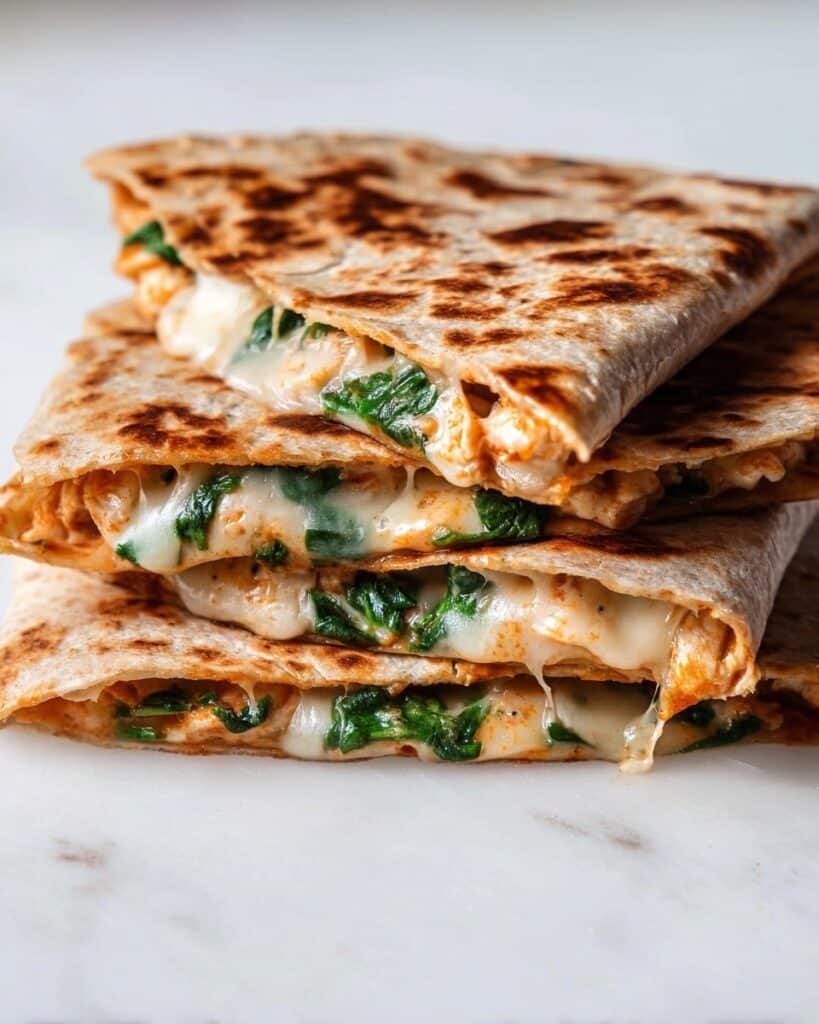 Easy Chicken and Herb Quesadillas Recipe