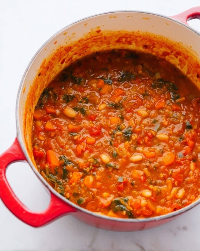 Easy Spicy Vegetable Bean Soup Recipe