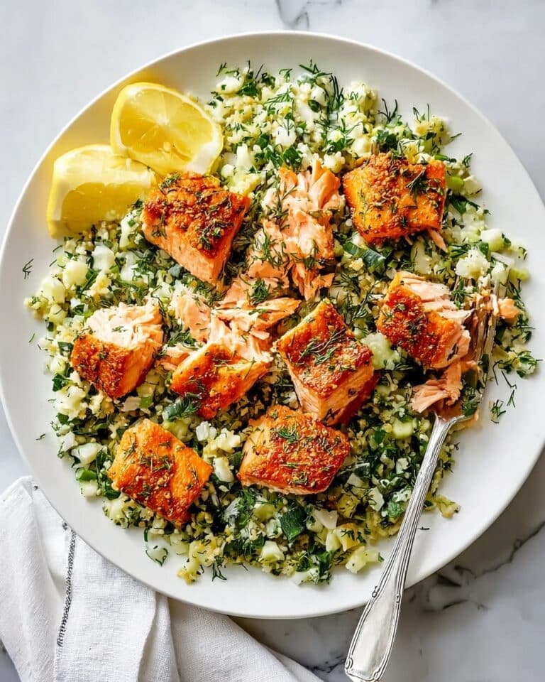 Healthy Lemon Garlic Air Fryer Salmon Bites Recipe