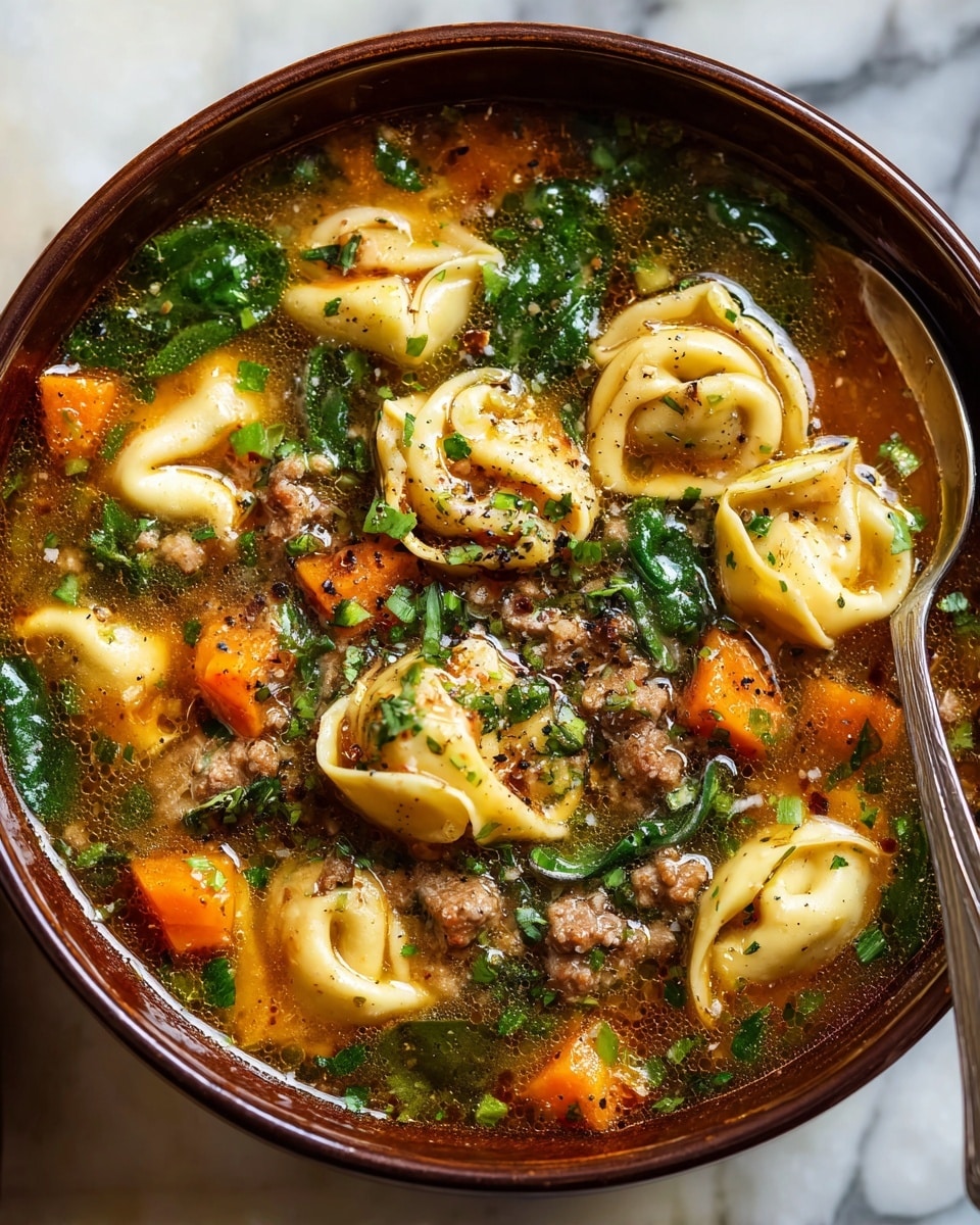 Autumn Tortellini Soup with Sausage Recipe - Recipe Image