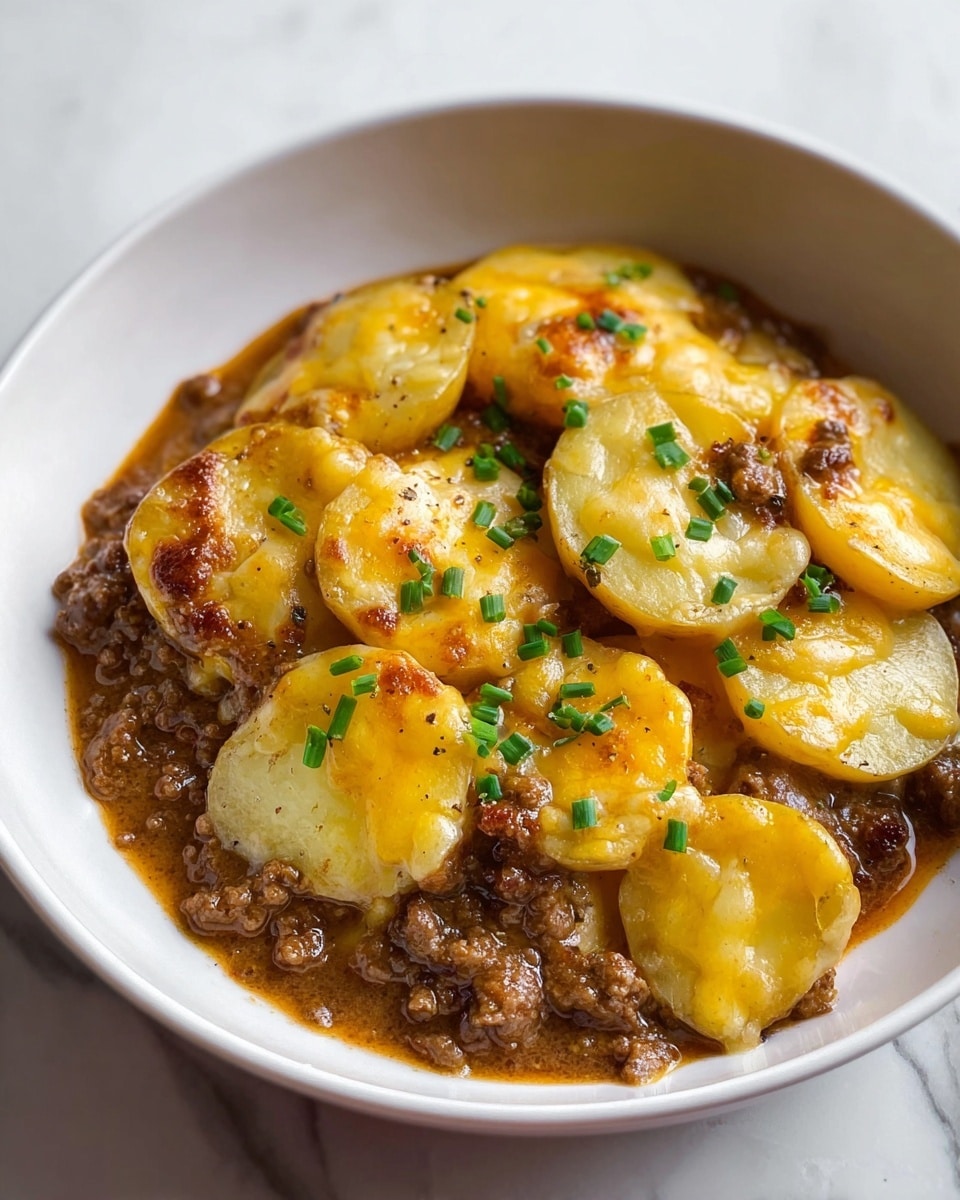 Crockpot Hamburger Potato Casserole Recipe - Recipe Image