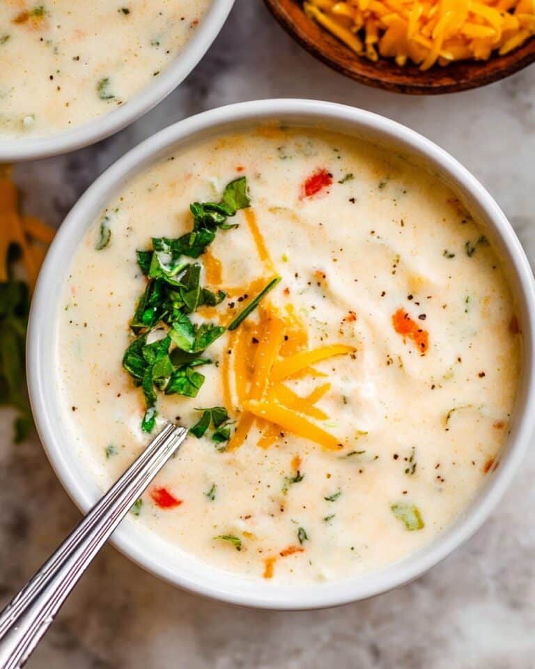 Creamy Potato and Carrot Soup with White Sauce Recipe