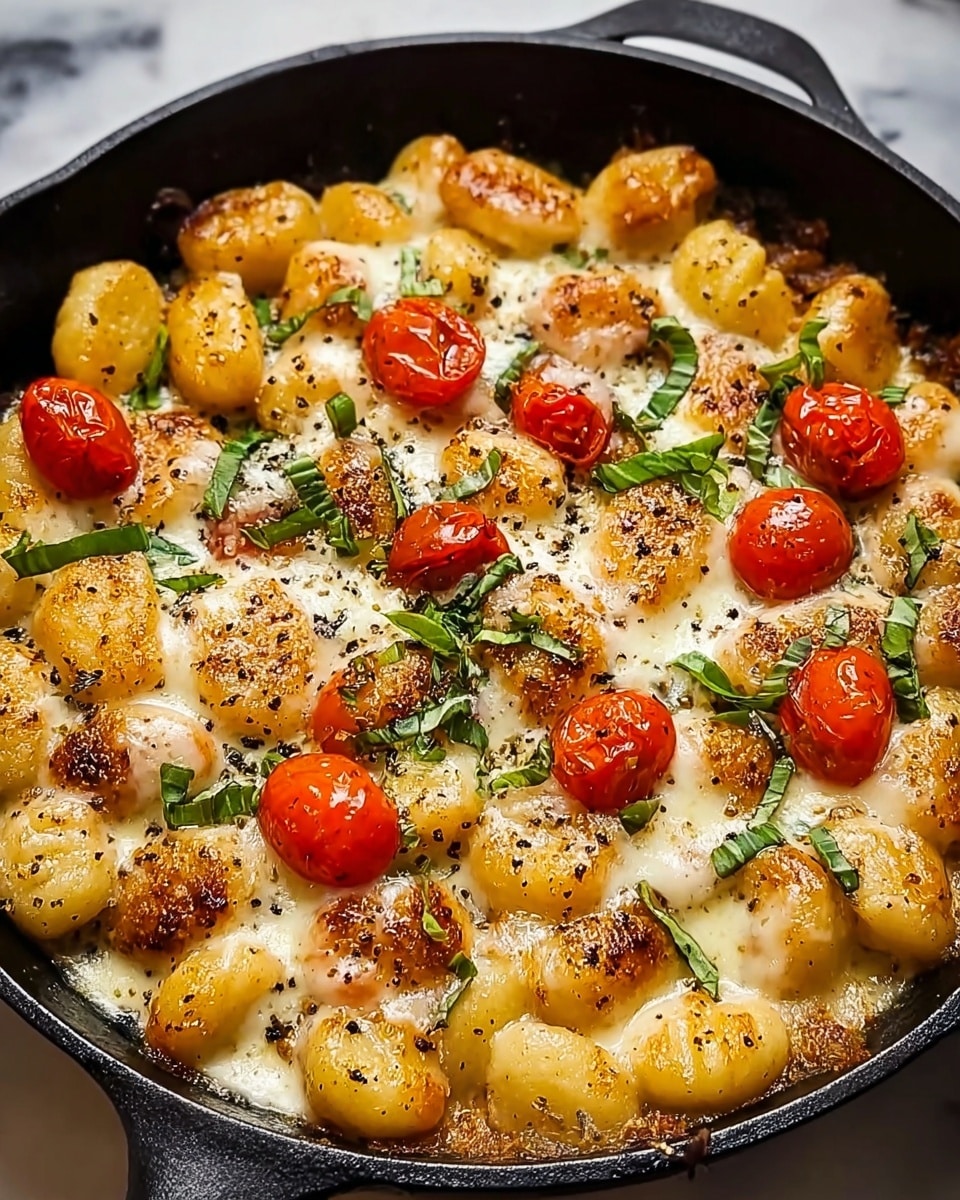 Garlic Chicken Gnocchi Skillet: A 30-Minute Wonder Recipe - Recipe Image