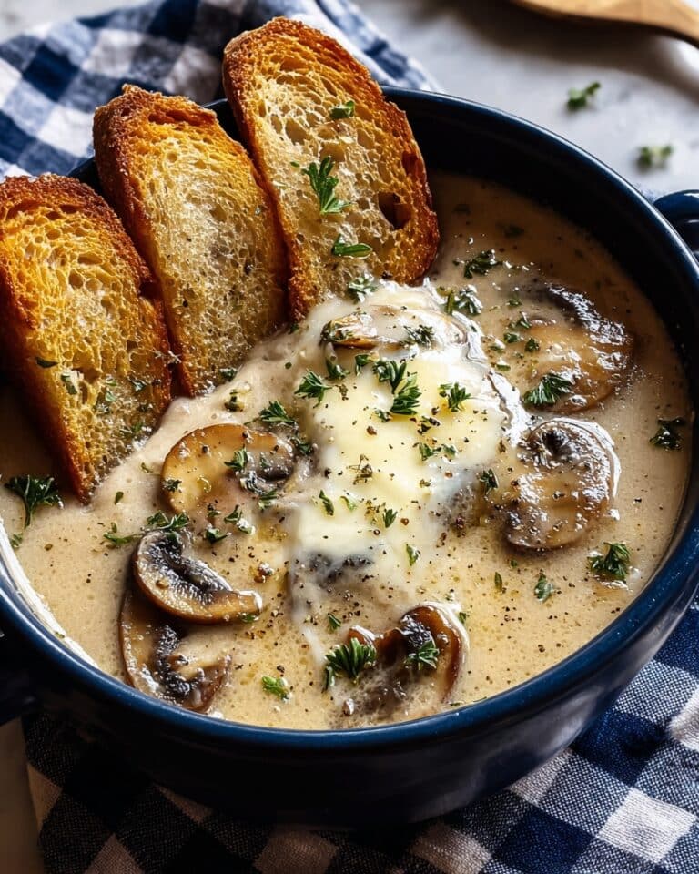 Creamy French Onion and Mushroom Soup Recipe