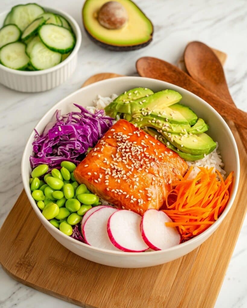 Miso Salmon Buddha Bowls Recipe