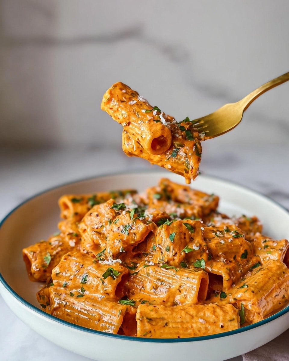 Creamy Tomato Garlic Pasta Recipe - Recipe Image