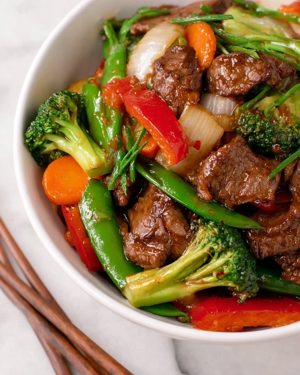 Beef with Mixed Vegetable Stir Fry Recipe - Recipe Image