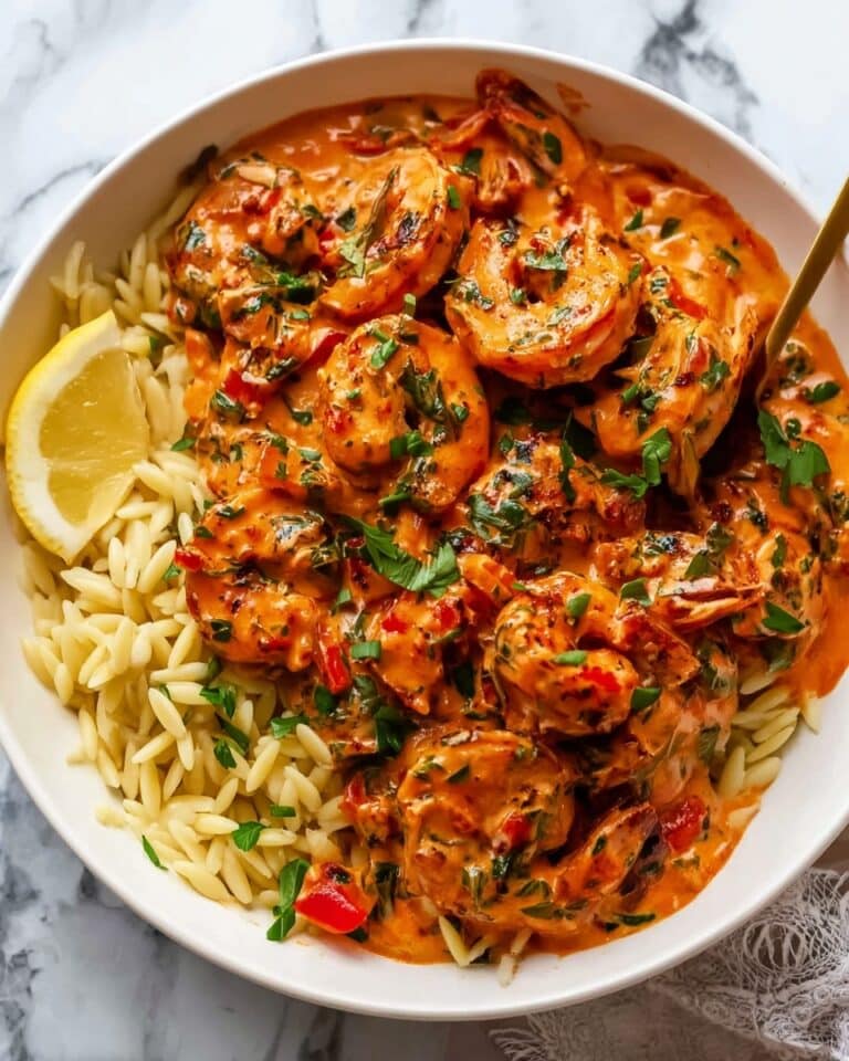 Creamy Garlic-Paprika Shrimp Skillet Recipe