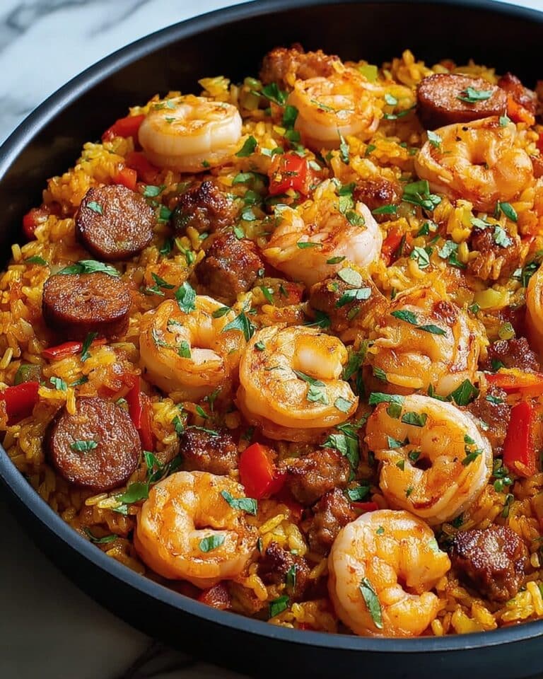 Shrimp Sausage Dirty Rice Recipe
