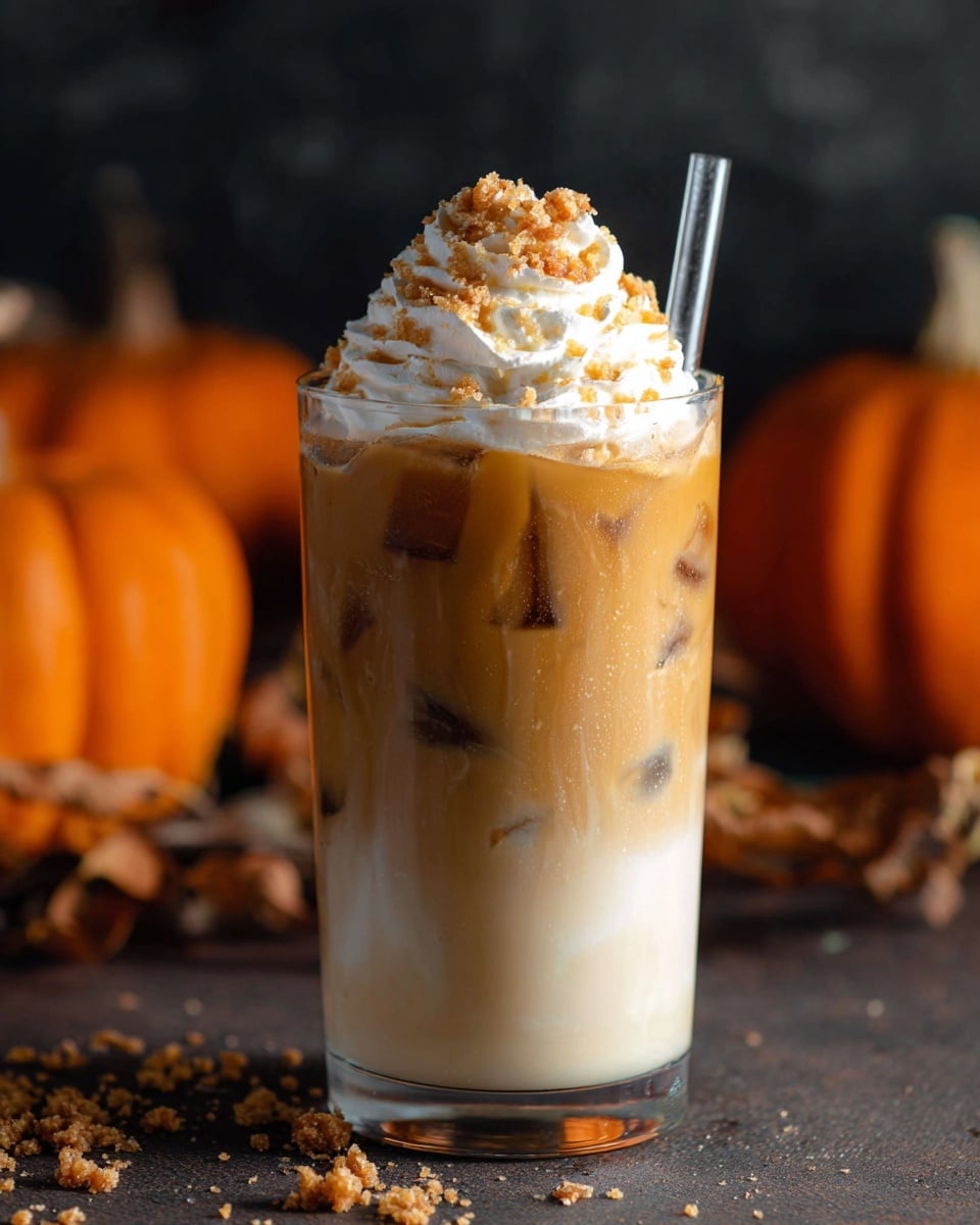 Iced Pumpkin Spiced Latte Recipe - Recipe Image