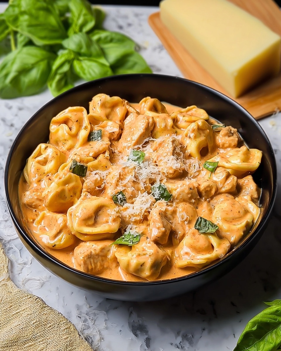 CrockPot Chicken Tortellini Recipe - Recipe Image