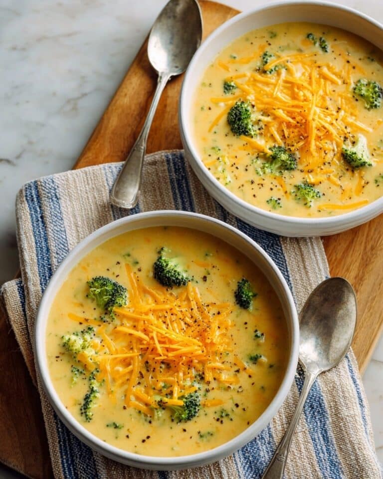 Easy Broccoli Cheddar Soup Recipe