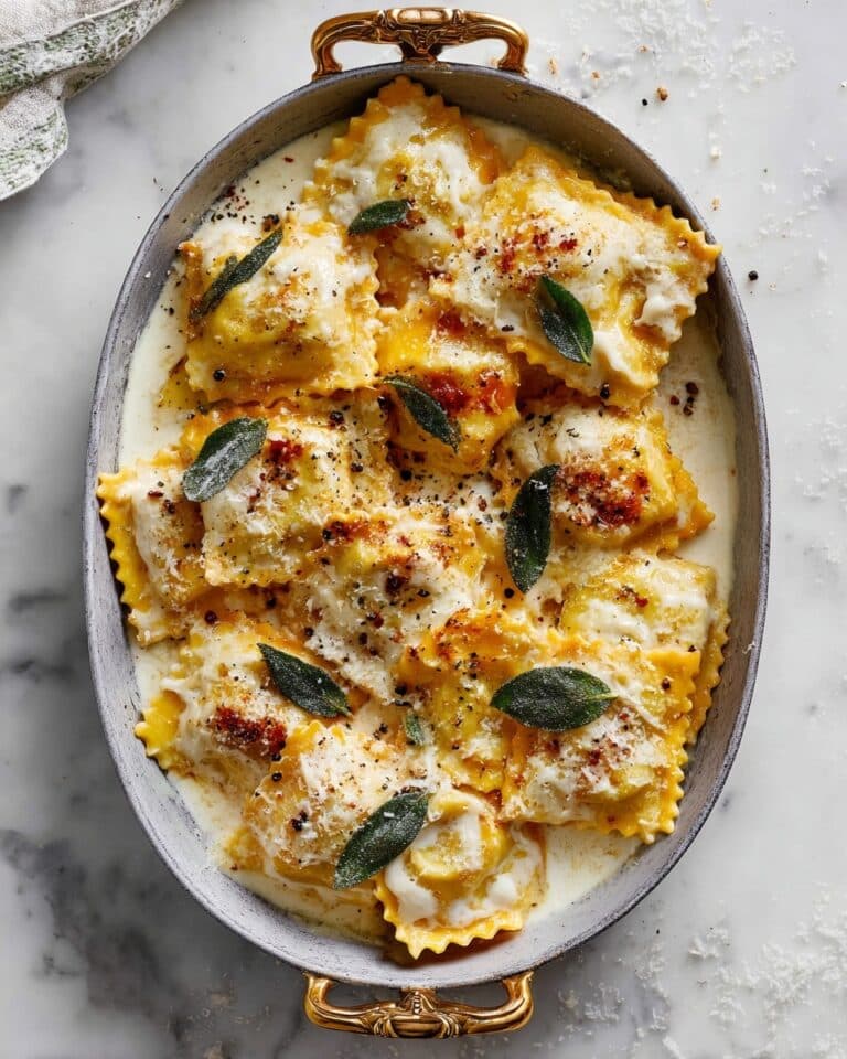 Pumpkin Lasagna Roll Ups with Crispy Sage Recipe