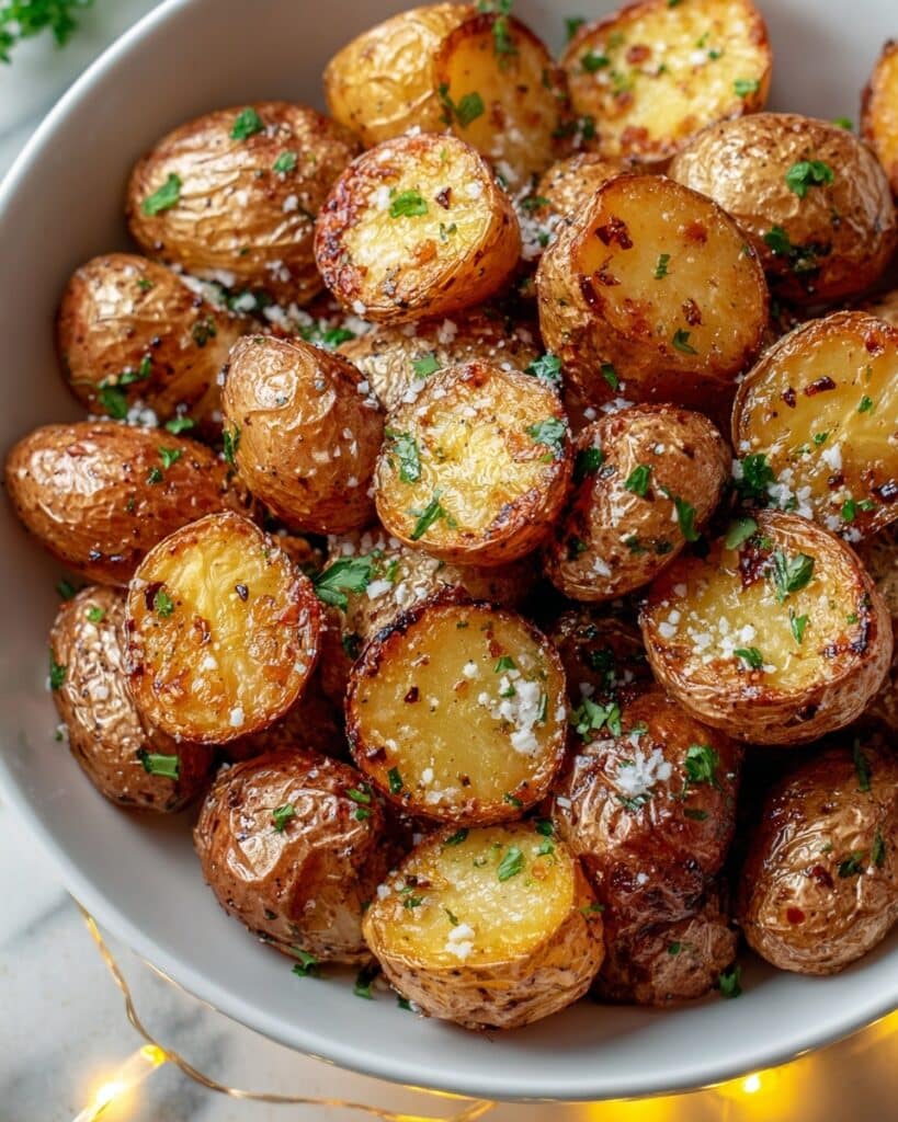Garlic and Parmesan Roast Potatoes Recipe
