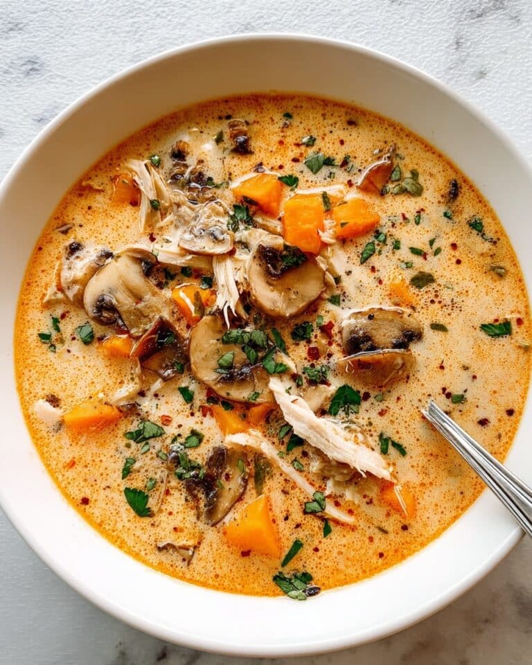 Chicken, Mushroom & Wild Rice Soup Recipe