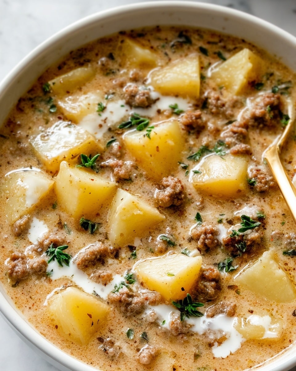 Cozy Italian Sausage and Potato Soup Recipe - Recipe Image