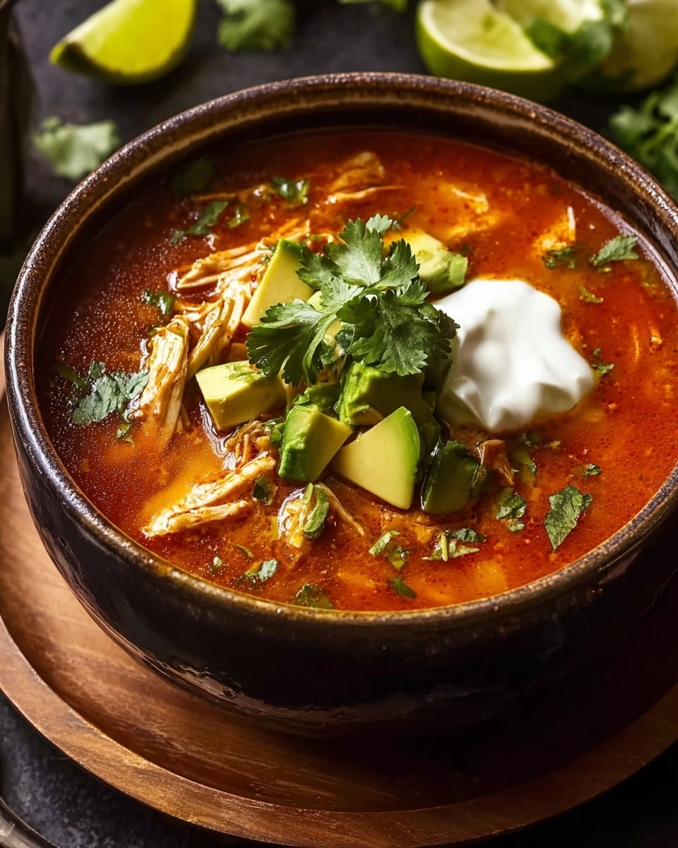 Poblano Chicken Tortilla Soup Recipe - Recipe Image