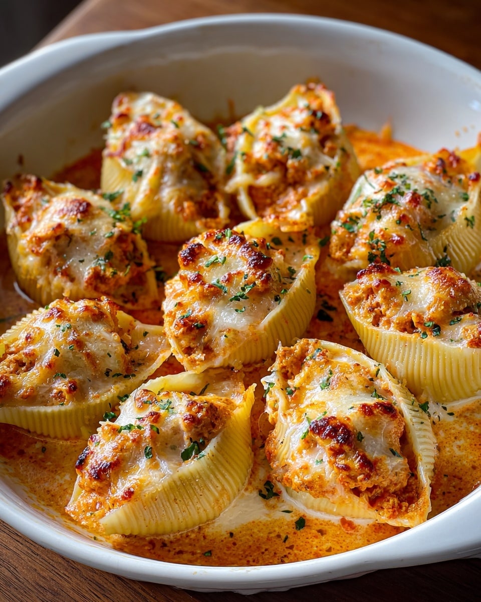 Indulgent Seafood Stuffed Shells: A Comforting Delight Recipe - Recipe Image