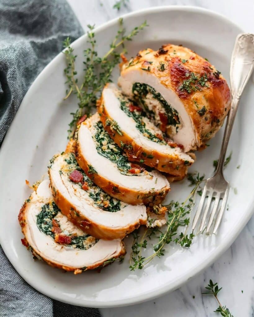 Best Christmas Stuffed Turkey Breast Recipe