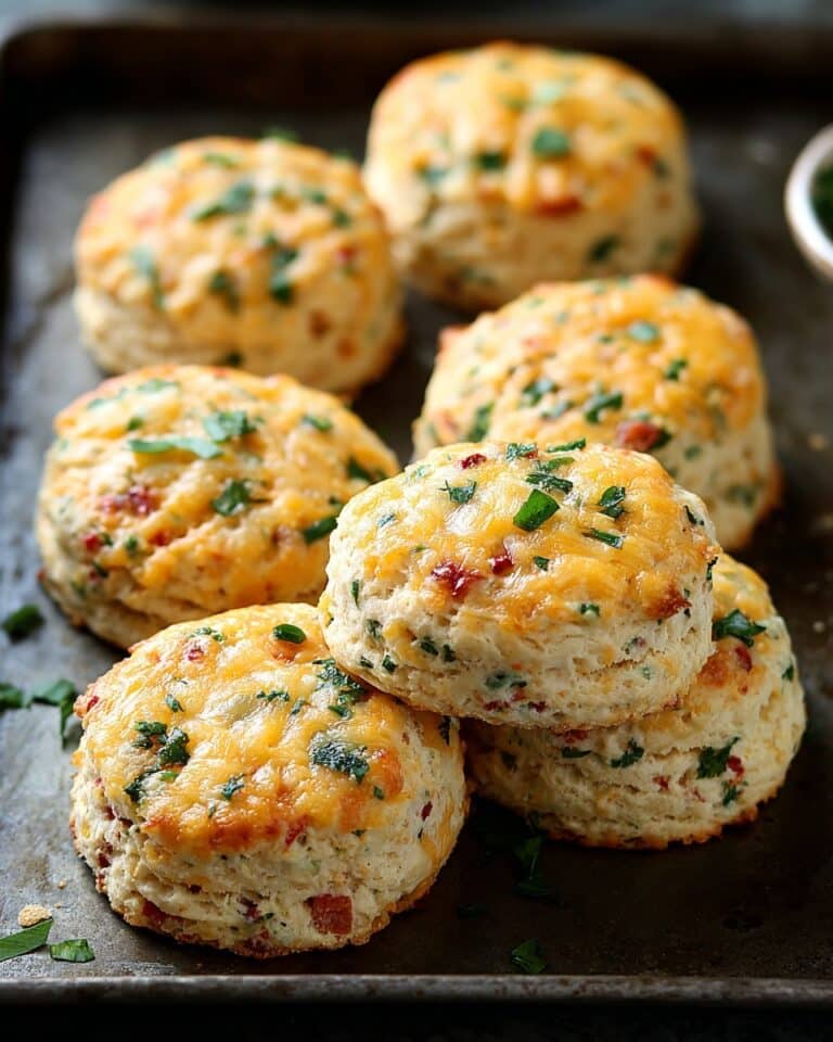 Breakfast Protein Biscuits with Ham & Cheese or Mediterranean Sausage Add-ins Recipe