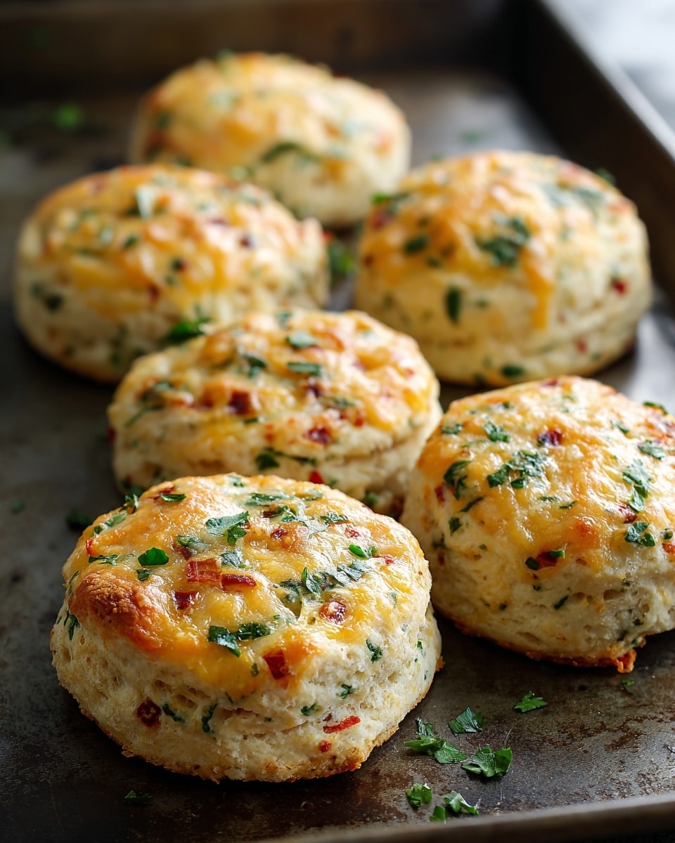 Breakfast Protein Biscuits with Ham & Cheese or Mediterranean Sausage Add-ins Recipe - Recipe Image