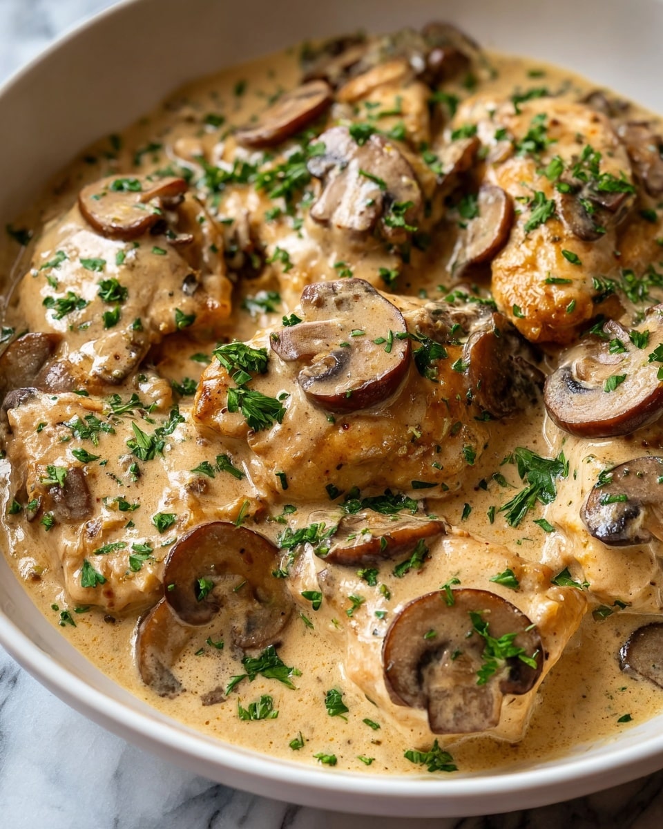 Baked Chicken Stroganoff Recipe - Recipe Image