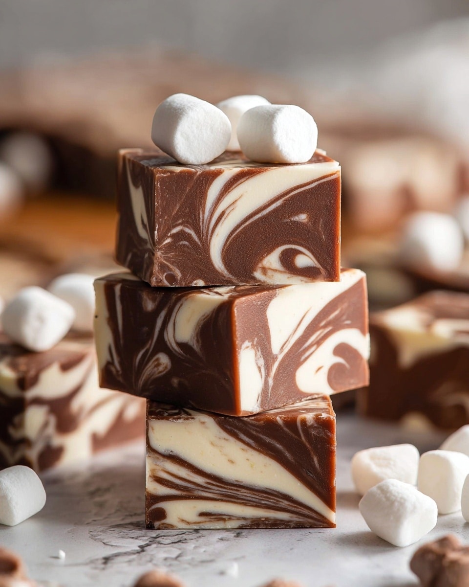 Marshmallow Swirl Fudge Recipe - Recipe Image