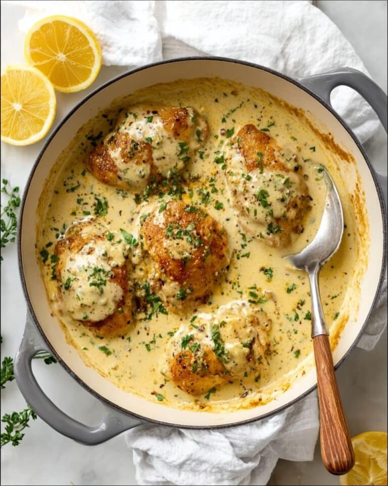 Chicken in White Wine Sauce Recipe