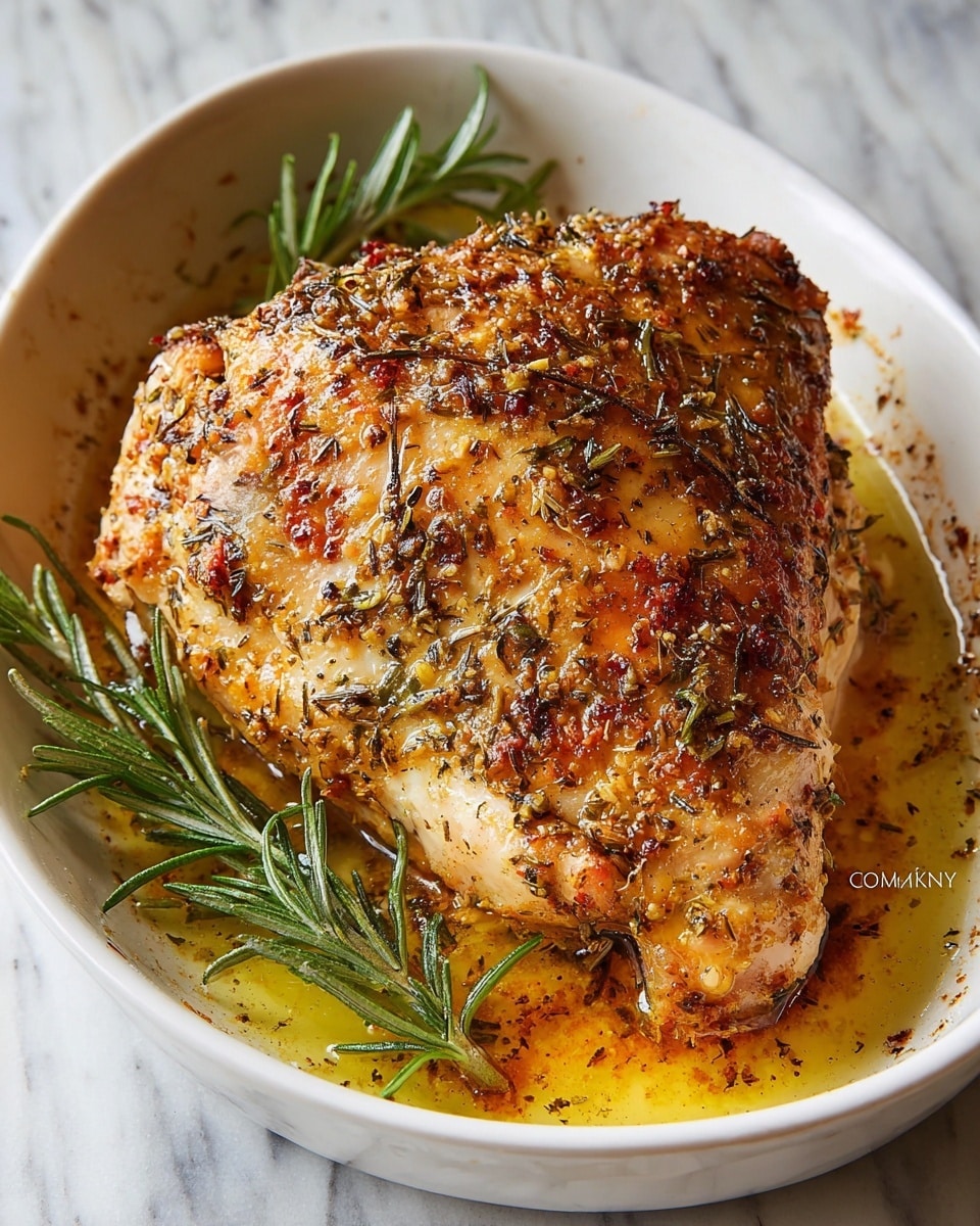 Roasted Turkey Breast with Herb Butter Recipe - Recipe Image