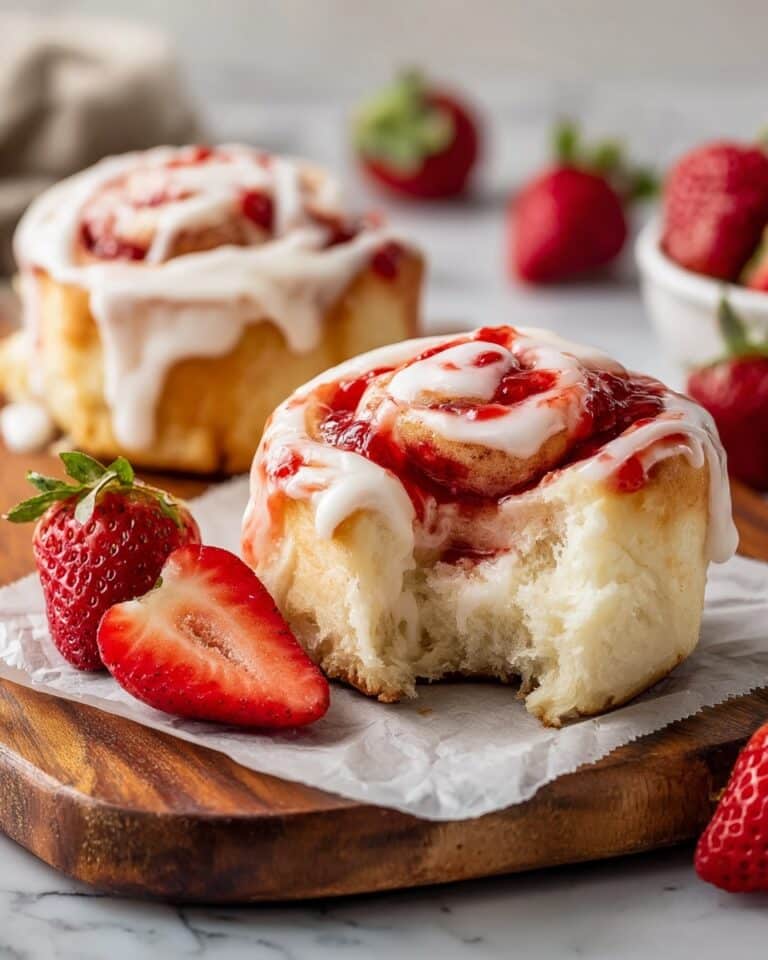 Strawberry Cheesecake Cinnabon Rolls Recipe