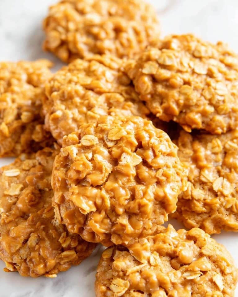 Easy No Bake Peanut Butter Cookies Recipe