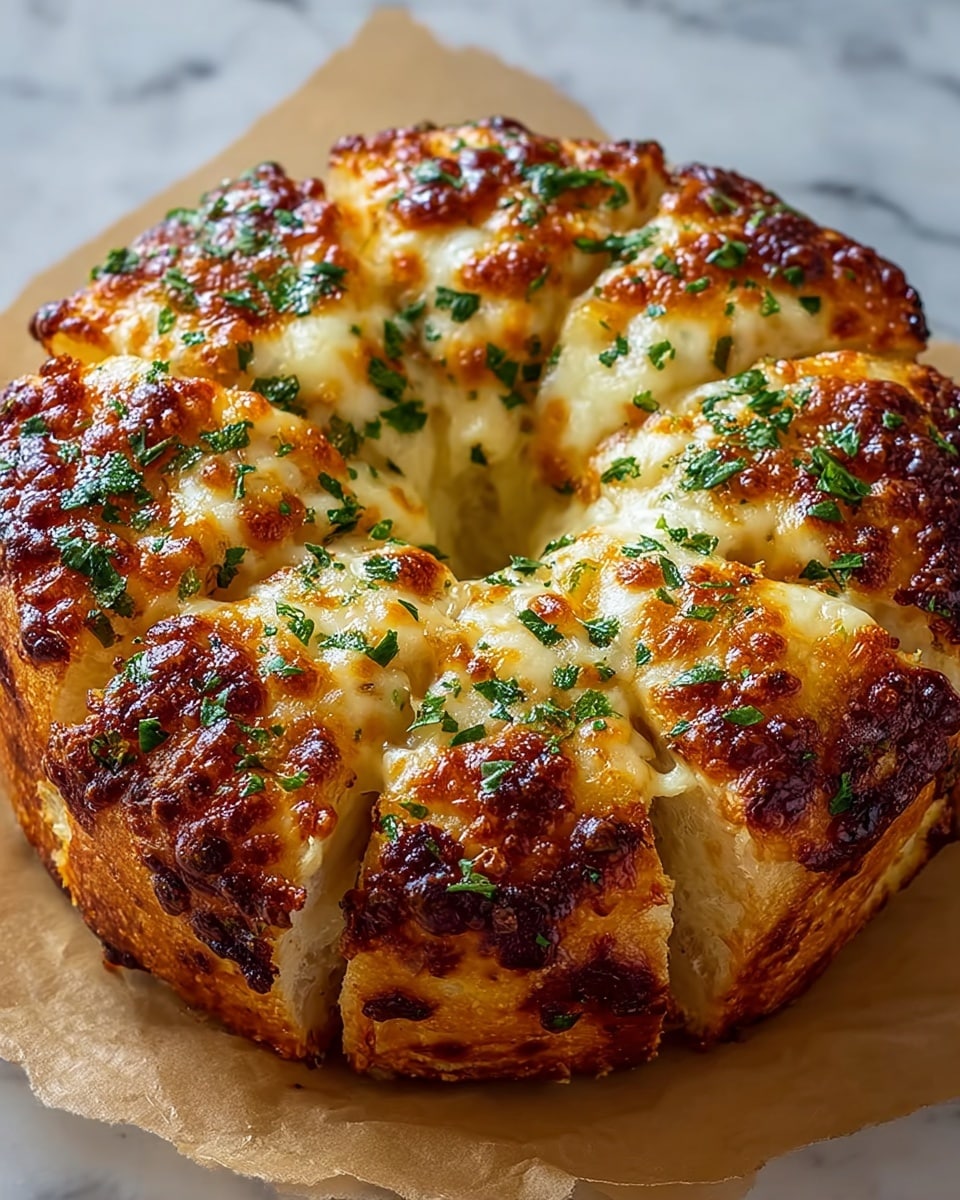 Chicken Alfredo Monkey Bread Recipe - Recipe Image