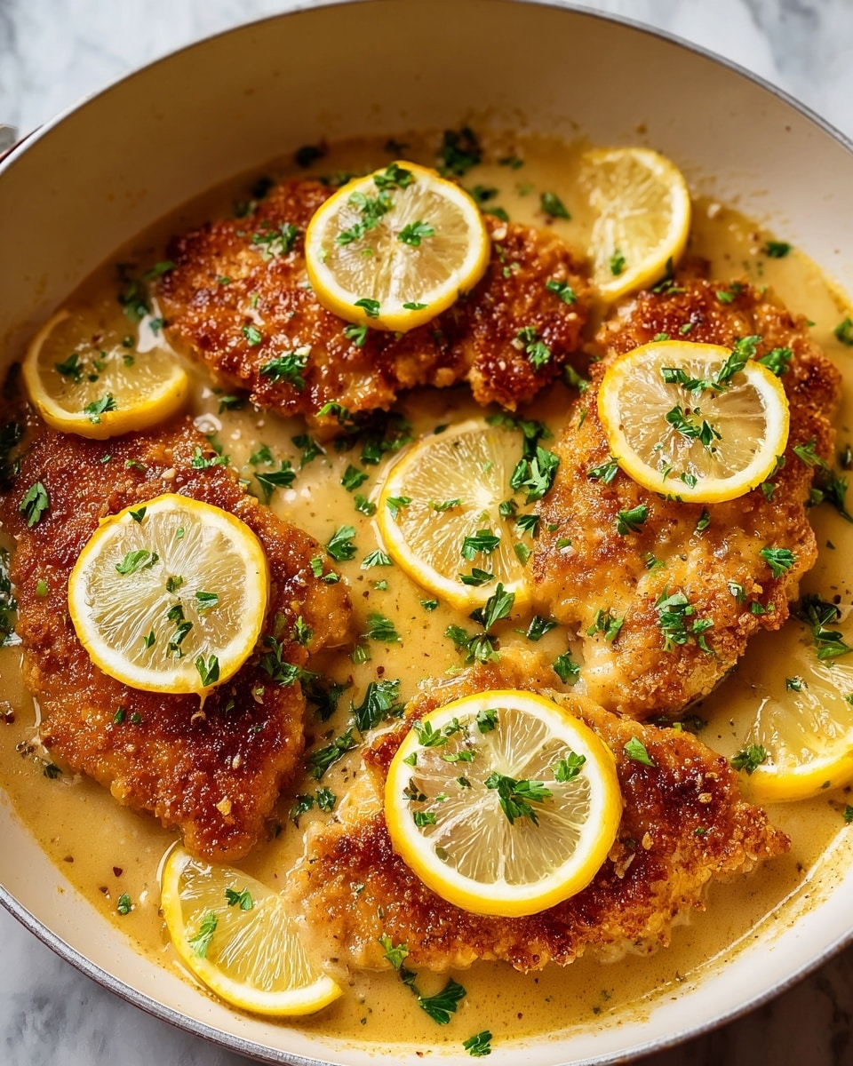 Lemon Butter Chicken Francese Recipe - Recipe Image