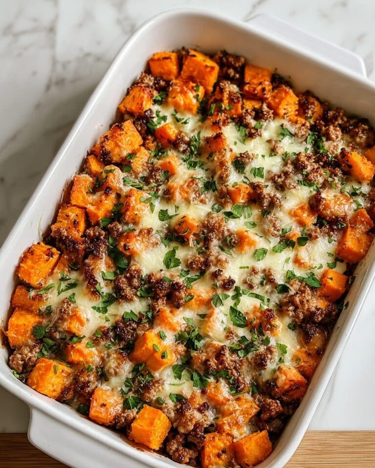 Ground Turkey Sweet Potato Bake Recipe