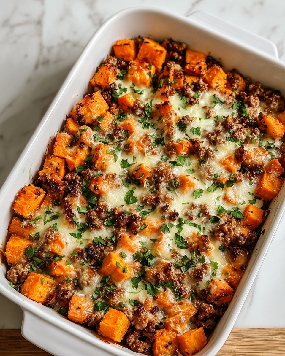 Ground Turkey Sweet Potato Bake Recipe - Recipe Image