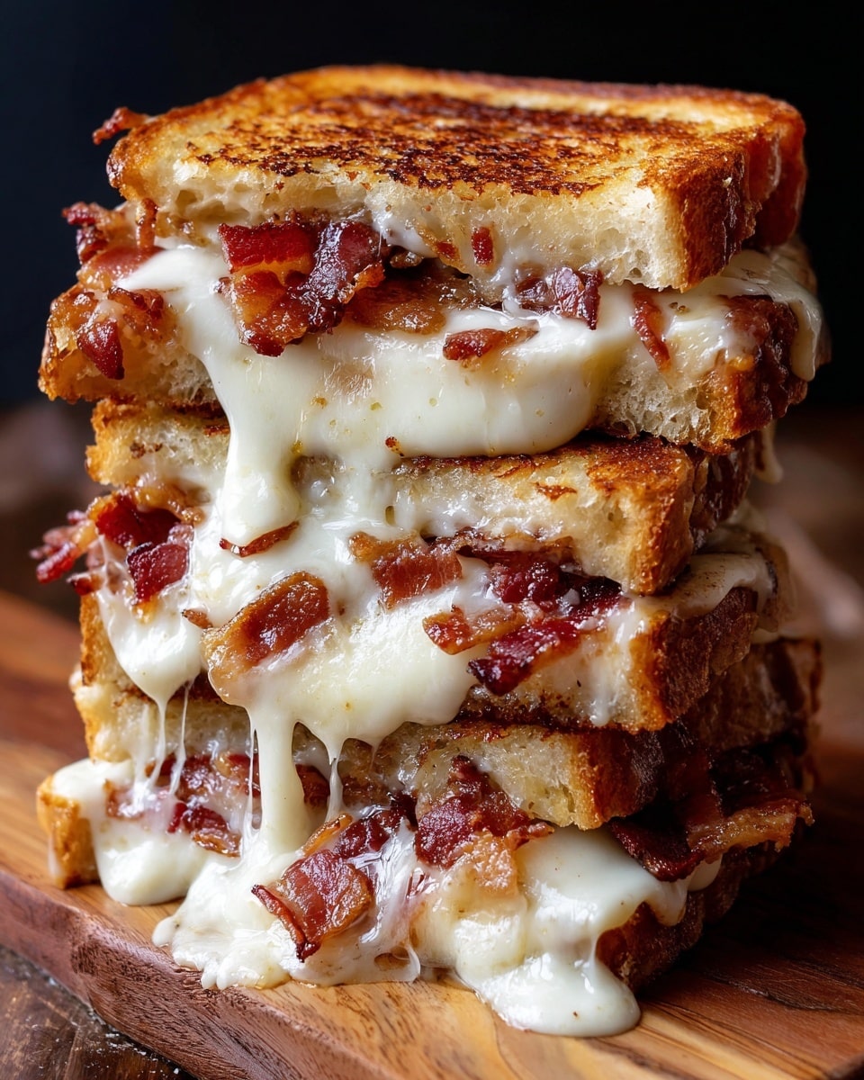 Triple Cheese Bacon Ranch Melt Recipe - Recipe Image