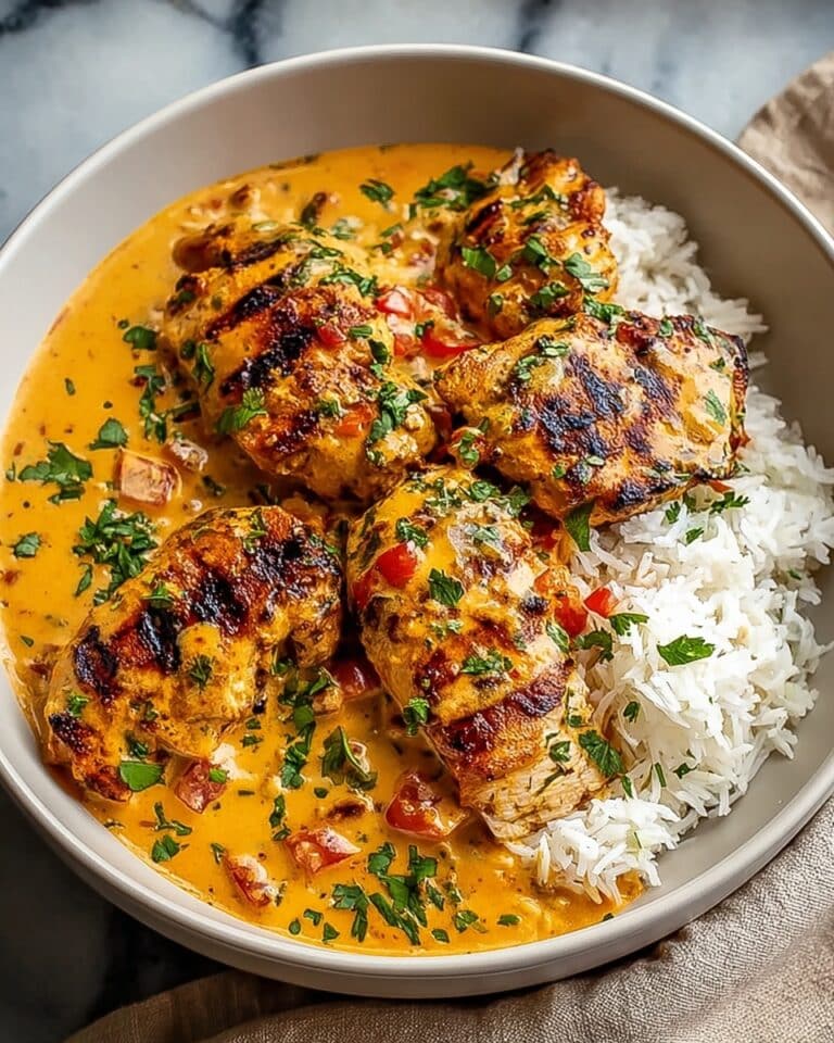 Creamy Peri-Peri Chicken with Rice Recipe