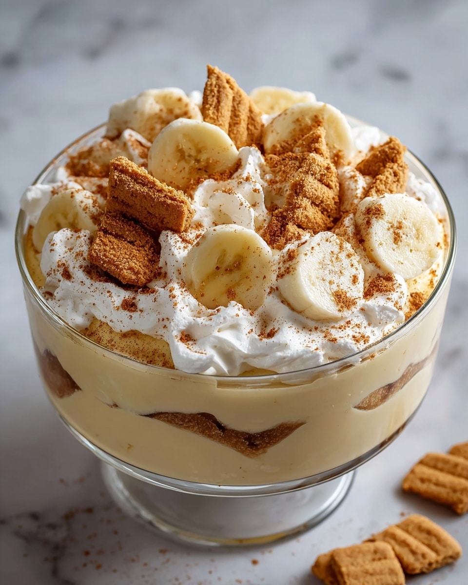 Biscoff Banana Pudding with Caramel Recipe - Recipe Image