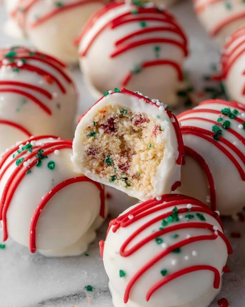 Christmas Tree Cake Truffles with Little Debbie Cakes Recipe