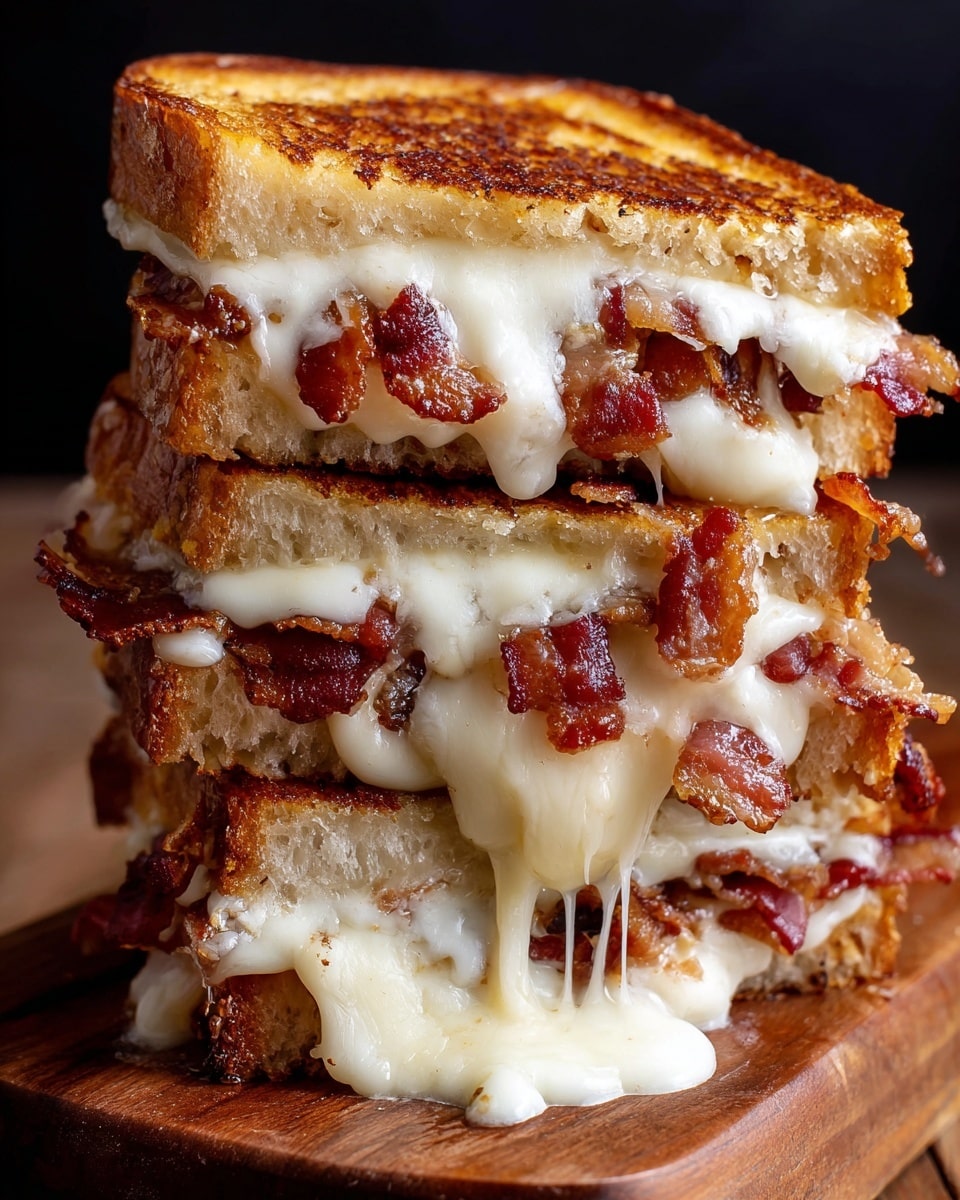 Triple Cheese Bacon Ranch Melt Recipe - Recipe Image