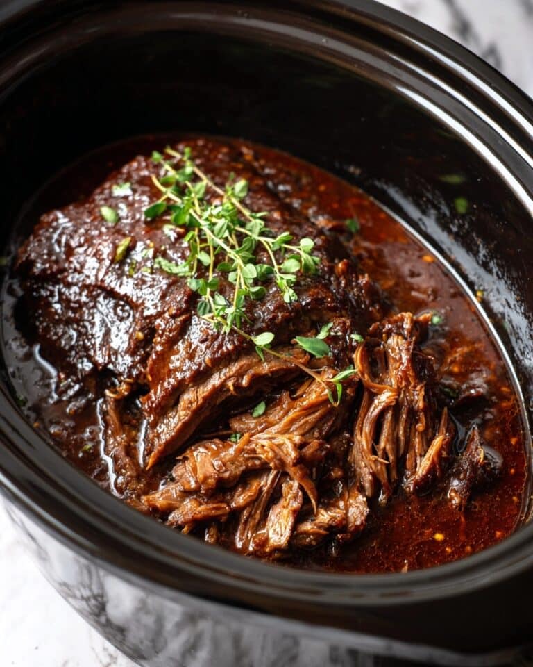 Slow Cooker Brown Sugar Balsamic Pork Recipe